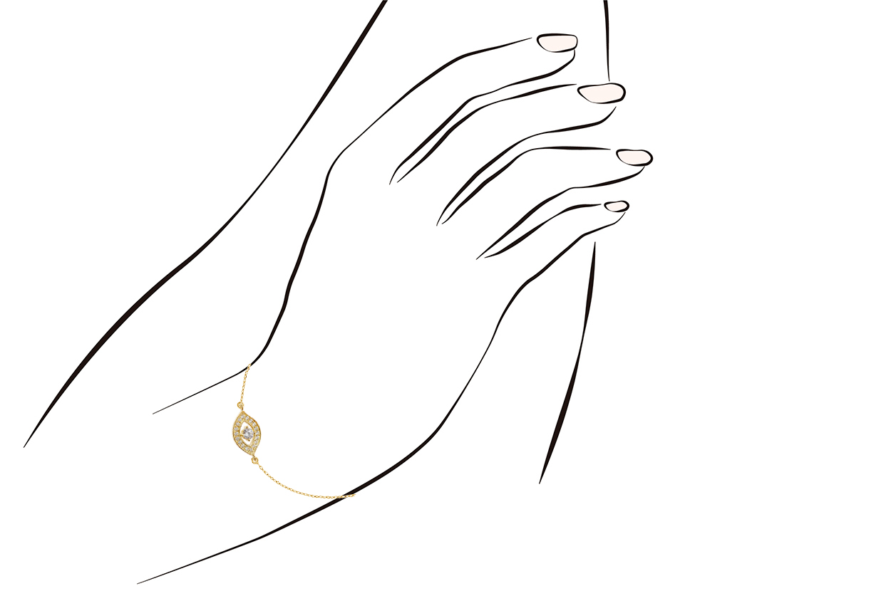 Joia: pulseira;Material: prata 925;Peso: 2.0 gr;Pedras: zircónias;Cor: amarelo;Medida (Fio): 17 + 2 cm;Género: mulher