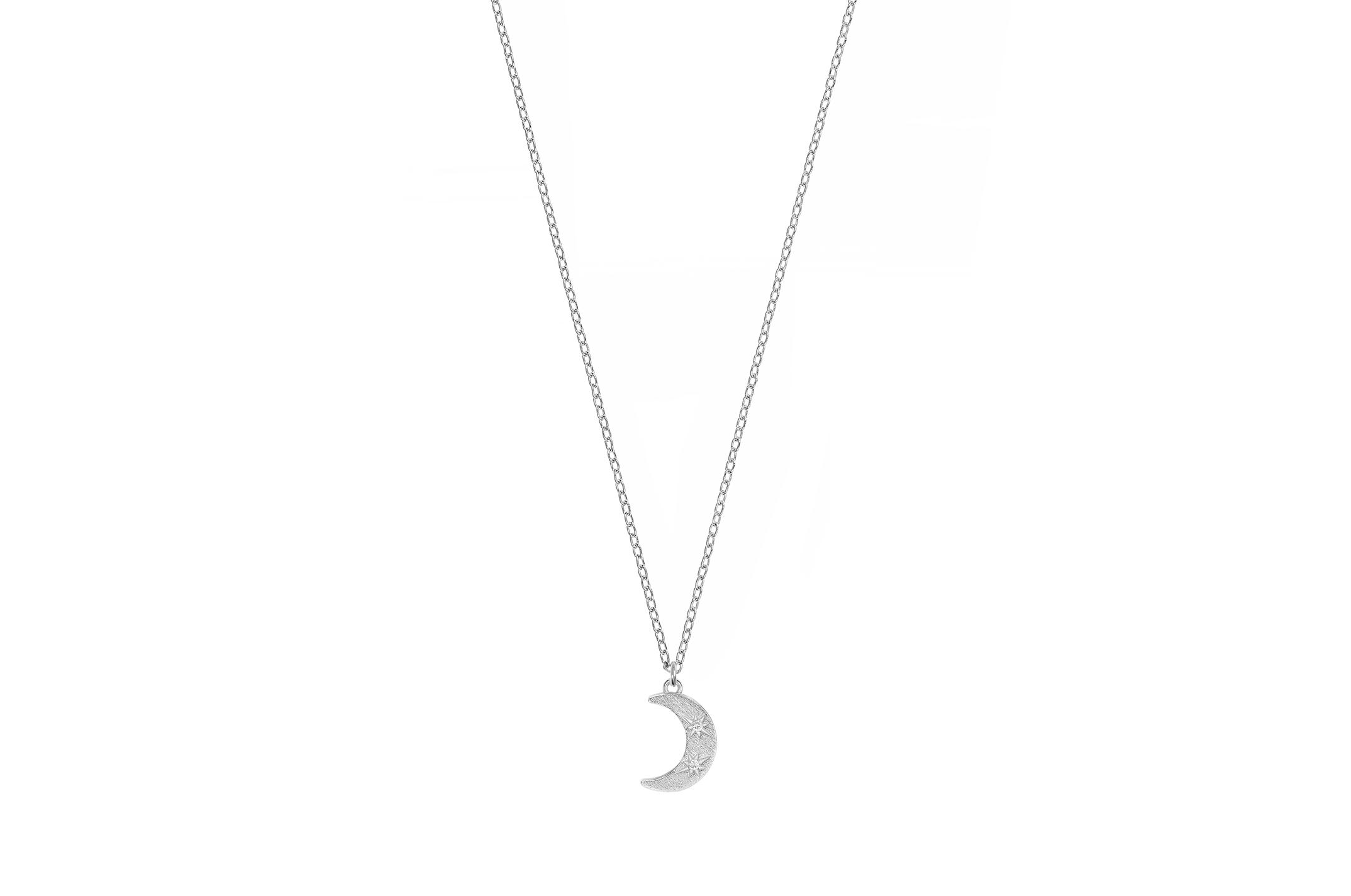Joia: colar;Material: prata 925;Peso: 1.60 gr;Pedras: zircónias;Cor: branco;Medida: 42 cm;Género: mulher