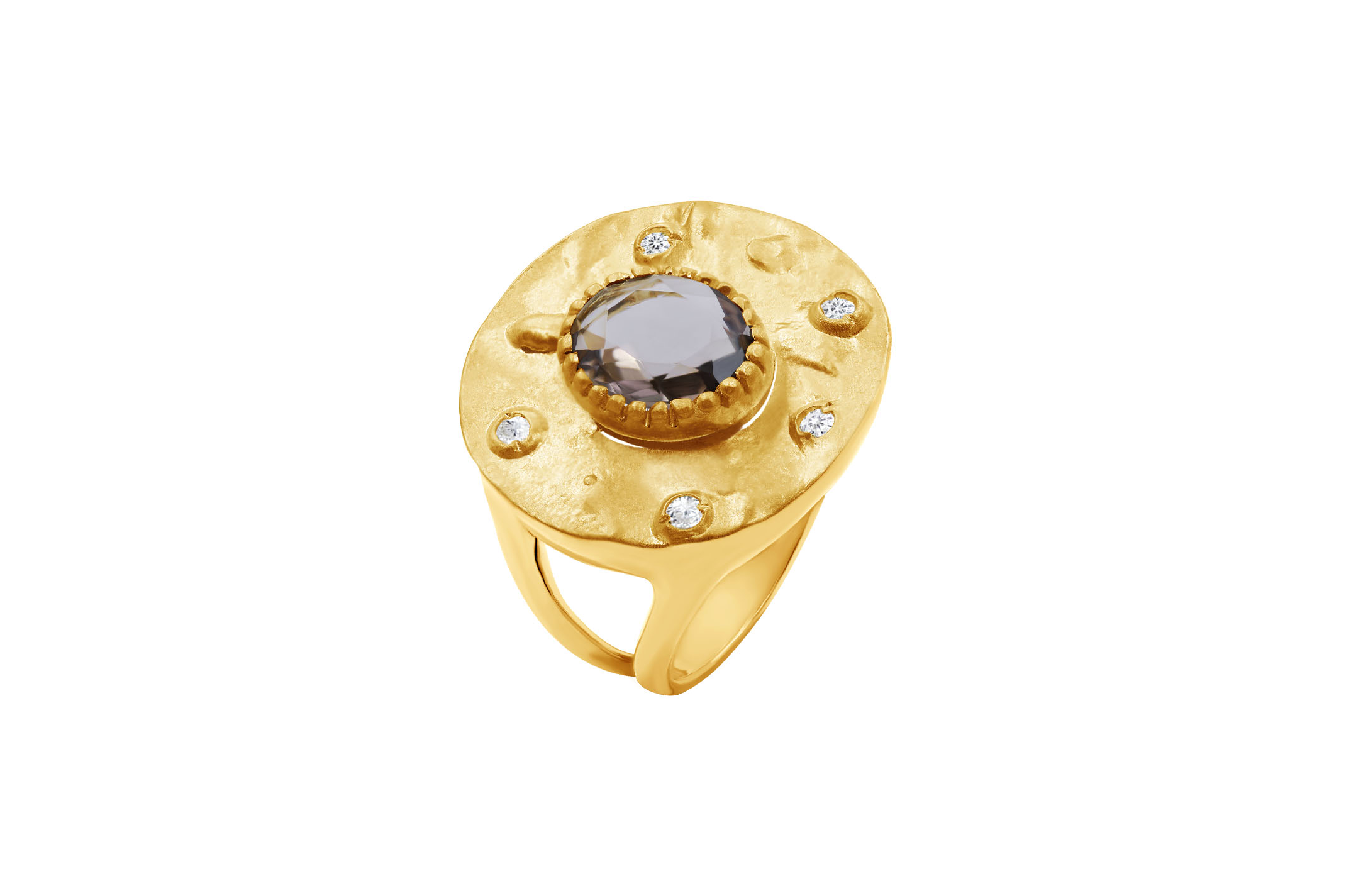 Joia: anel;Material: prata 925;Peso: 7.6 gr;Pedras: zircónias;Cor: amarelo;Género: mulher