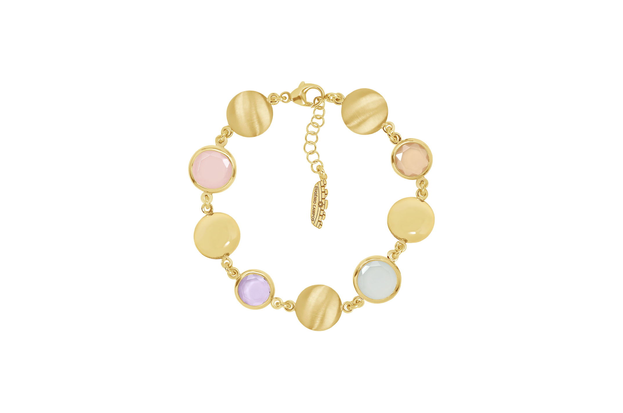 Jewel: bracelet;Material: 925 silver;Weight: 10 gr;Stone: zirconia;Color: yellow;Size: 17 cm + 2 cm;Gender:woman