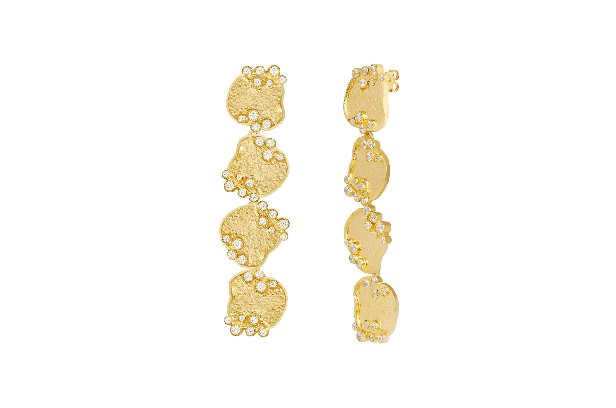 Jewel: earrings;Material: silver 925;Weight: 10 gr;Stone: zirconia;Color: yellow;Size: 5 cm
