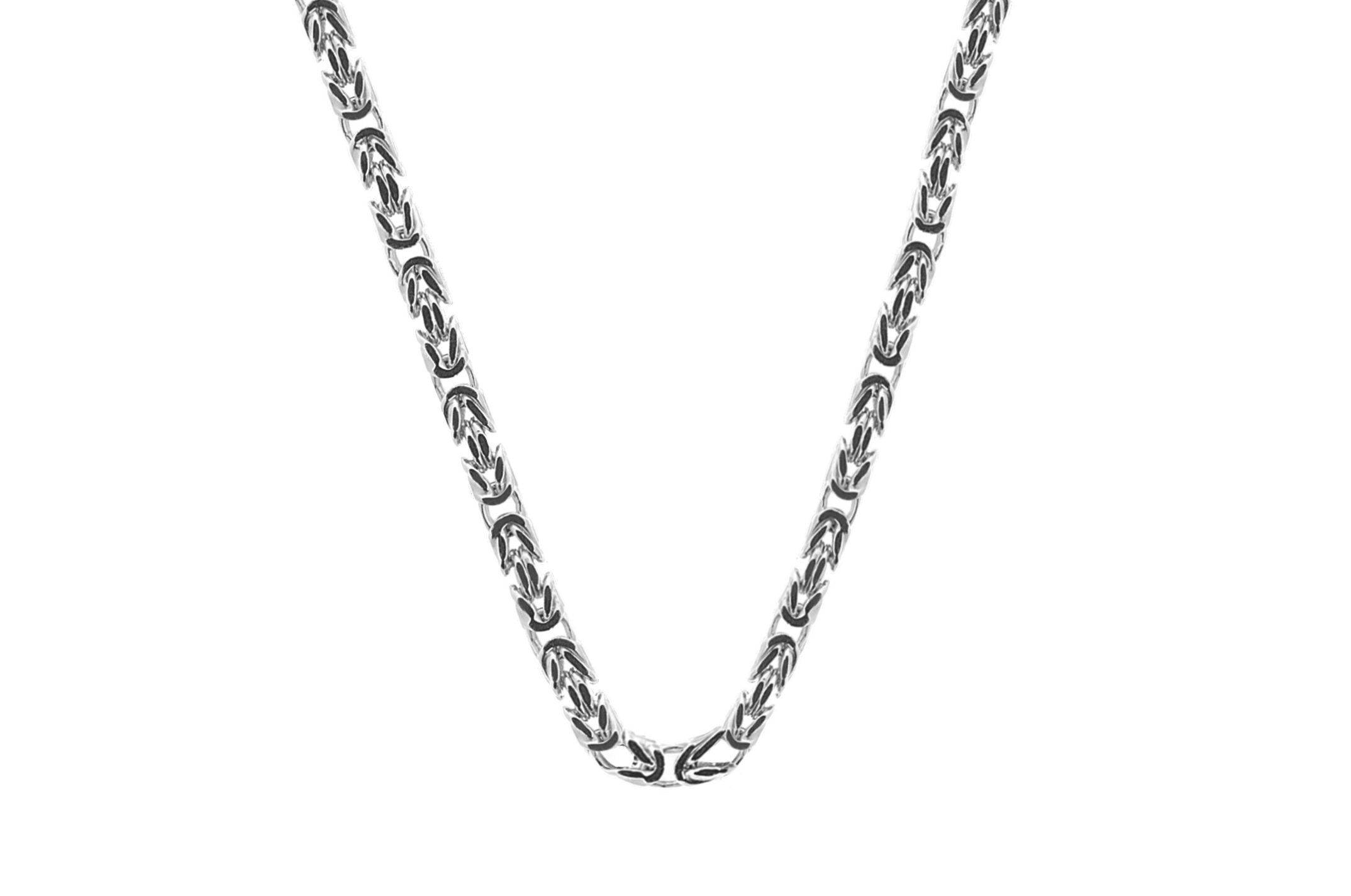 Joia: colar;Material: prata 925;Peso: 21.9 gr;Cor: branco;Medida:48 cm