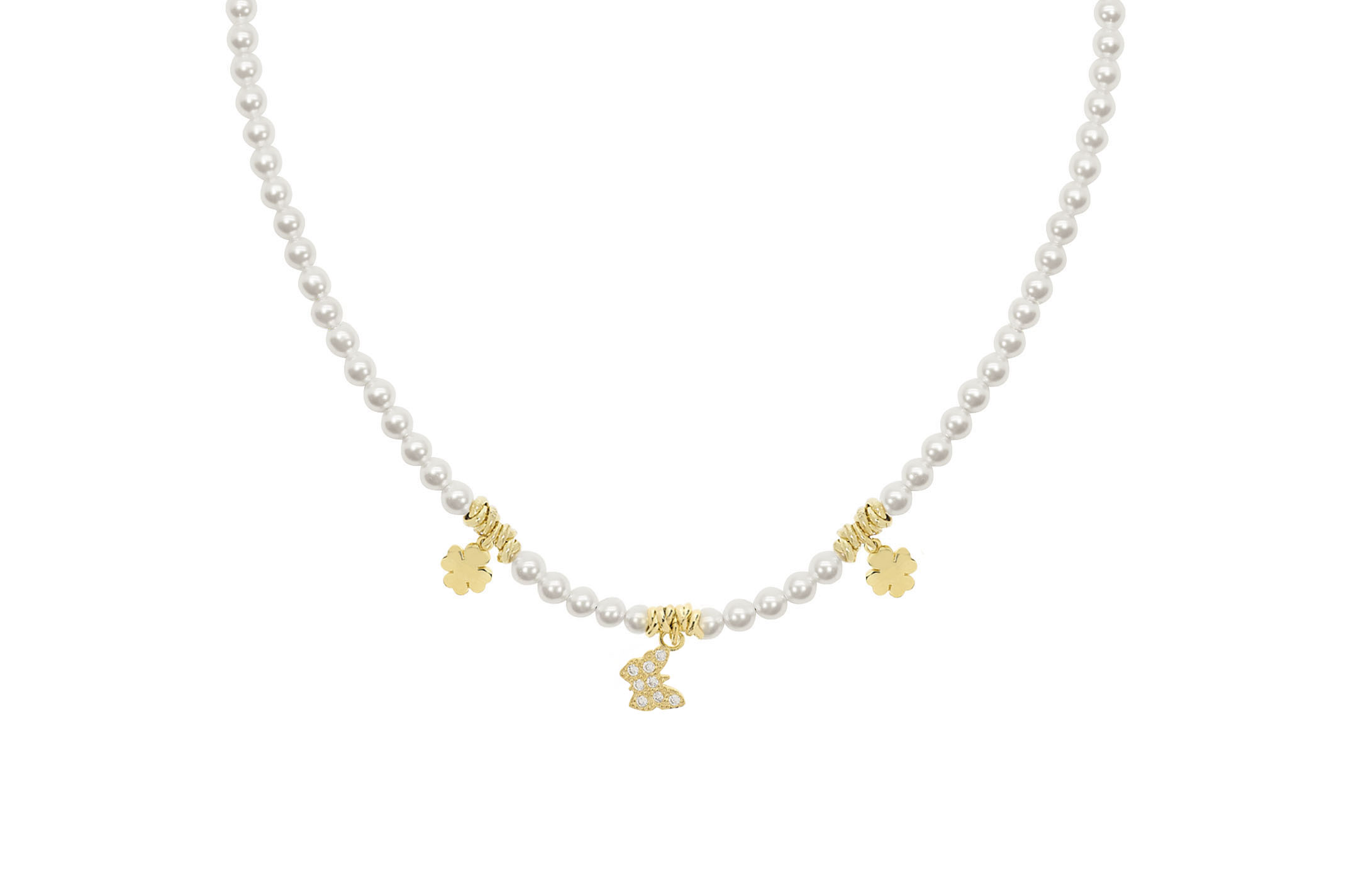 Jewel: necklace;Material: silver 925;Weight: 21 gr;Stone: pearl & zirconia;Color: yellow;Size: 40 cm + 4 cm;Pendent size: 0.5 cm