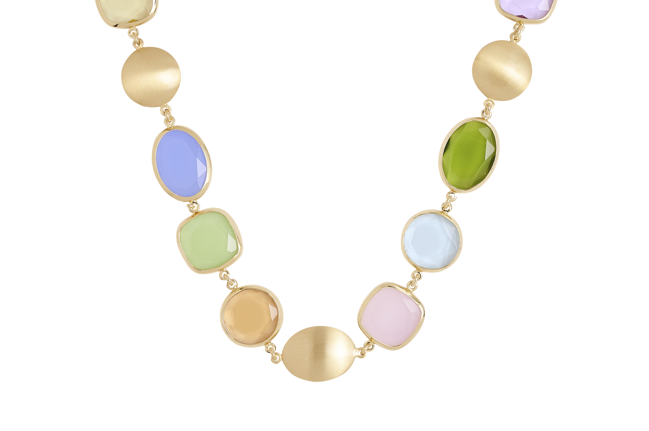 Jewel: necklace;Material: silver 925;Weight: 41.6 gr;Stone: hydrothermal;Color: yellow;Size: 42 cm + 3 cm
