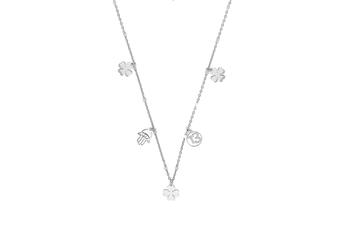 Jewel: necklace;Material: silver 925;Weight: 3.50 gr;Color: white;Size: 40 cm + 3 cm;Gender: woman