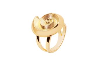 Joia: anel;Material: prata 925;Peso: 5.4 gr;Cor: amarelo;Género: mulher