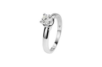 Jewel: ring;Material: silver 925;Weight: 2.0 gr;Stone: zirconia;Color: white;Size: 12;Gender: woman