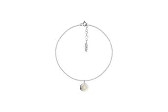 Jewel: bracelet;Material: 925 silverWeight: 2.2 gr;Color: white;Size: 23 cm + 2.5 cm;Pendent size: 1 cm;Gender:woman