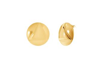 Jewel: earrings;Material: 925 silver;Weight: 11.1 gr;Color: yellow;Size: 3 cm;Gender:woman