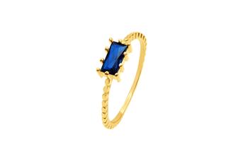 Jewel: ring;Material: 925 silver;Stone: zirconia;Weight: 0.95 gr;Color: yellow;Gender: woman