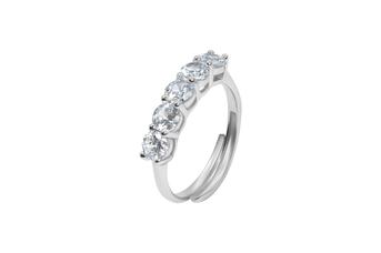 Jewel: ring;Material: 925 silver;Stone: zirconia;Weight: 2 gr;Color: white;Gender: woman