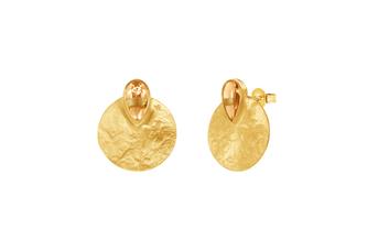 Jewel: earrings;Material: 925 silver;Weight: 5.5 gr;Stones: zirconia;Color: yellow;Size: 2.7 cm;Gender: woman