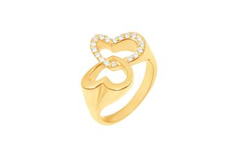 Jewel: ring;Material: 925 silver;Stone: zirconias;Weight: 7.2 gr;Color: yellow;Gender: woman