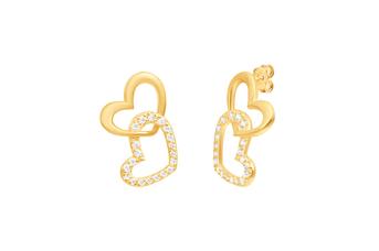 Jewel: earrings;Material: 925 silver;Weight: 4.5 gr;Stones: zirconia;Color: yellow;Size: 2.5 cm;Gender: woman