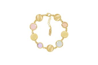 Jewel: bracelet;Material: 925 silver;Weight: 10 gr;Stone: zirconia;Color: yellow;Size: 17 cm + 2 cm;Gender:woman