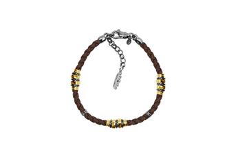 Jewel: bracelet;Material: 925 silver;Weight: 9 gr;Color: bicolor;Thread Size: 17 cm + 2.5 cm;Gender: man