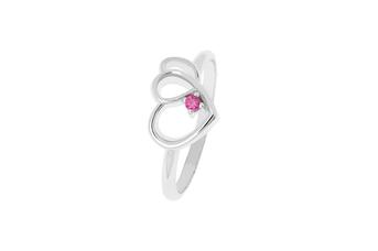 Jewel: ring;Material: silver 925;Weight: 2 gr;Stone: zirconia;Color: white;Hearts Size: 1 cm