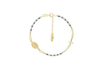 Jewel: bracelet;Material: silver 925;Weight: 3.3 gr;Stone: zirconia;Color: yellow;Size: 17 cm + 3 cm