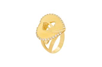 Jewel: ring;Material: silver 925;Weight: 12 gr;Stone: zirconia;Color: yellow;Measurement: adjustable (size 12 to 20);Size: 2 cm