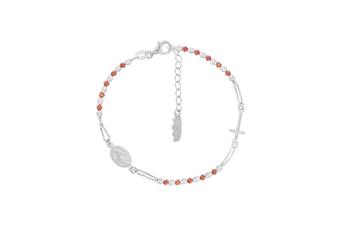 Jewel: bracelet;Material: 925 silver;Weight: 3.3 gr;Stone: zirconia;Color: white;Size: 15.6 cm + 3 cm