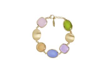 Jewel: bracelet;Material: silver 925;Weight: 18 gr;Stone: hydrothermal;Color: yellow;Size: 18 cm + 3 cm