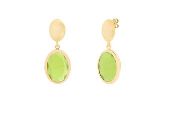Jewel: earrings;Material: silver 925;Weight: 8.5 gr;Stone: hidrothermal;Color: yelow;Size: 3.5 cm