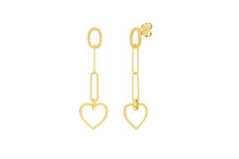 Jewel: earrings;Material: silver 925;Weight: 3.2 gr;Color: yelow;Size: 5 cm