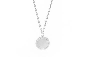 Jewel: necklace;Material: silver 925;Weight: 4.7 gr;Color: white;Size: 40 cm + 5.5 cm;Pendent size: 1.5 cm